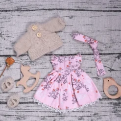 Handmade Waldorf Doll Clothes Set for 12 inch Doll Handmade Muppet Doll for Christmas Gifts