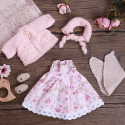 Handmade Waldorf Doll Clothes Set for 12 inch Doll Handmade Muppet Doll for Christmas Gifts