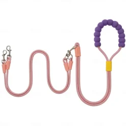 Hands Free Double Dog Leash, No Tangle Double Dog Leash, Adjustable Handles Fit Small, Medium and Large Dogs