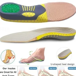 Hard But Helpful 1pair EVA TPE Orthotics Insoles For Flat Feet Arch Support Correction Foot Care For Orthopedic Insoles Shoes Inserts