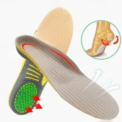 Hard But Helpful 1pair EVA TPE Orthotics Insoles For Flat Feet Arch Support Correction Foot Care For Orthopedic Insoles Shoes Inserts