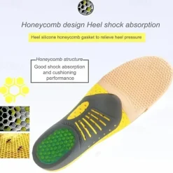 Hard But Helpful 1pair EVA TPE Orthotics Insoles For Flat Feet Arch Support Correction Foot Care For Orthopedic Insoles Shoes Inserts