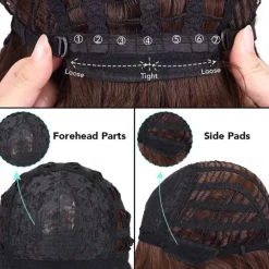 Harley Quinn Long Wavy Wig Blonde Pink Blue Ombre Wigs for Women Cosplay Party Halloween Wigs