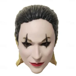 Harley Quinn Clown Halloween Mask Joker: Folie à Deux Joker 2 Scary Costume Adults' Men's Women's Halloween Carnival Easy Halloween Costumes Dress Up