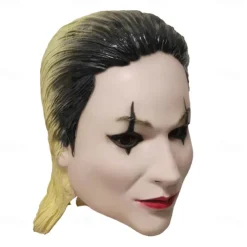 Harley Quinn Clown Halloween Mask Joker: Folie à Deux Joker 2 Scary Costume Adults' Men's Women's Halloween Carnival Easy Halloween Costumes Dress Up