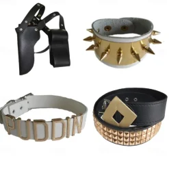 Harley Quinn Costumes 13 PCS Set Joker 2 Suicide Squad Clown Cosplay Costume Outfits with Wigs Accessries Embroidered Women's Girls' Movie Cosplay Halloween Carnival Performance Party