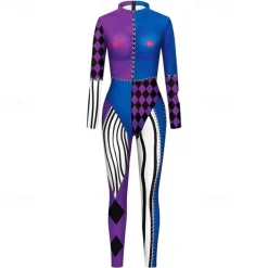 Harley Quinn Joker Clown Halloween Costume Suicide Squad Joker: Folie à Deux Carnival Costume Cosplay Kid's Adults' Women's Masquerade Party Easy Halloween Costumes Dress Up