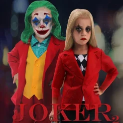Harley Quinn Joker Clown Halloween Outfits Halloween Group Family Costumes Joker: Folie à Deux Movie / TV Theme Costumes Kid's Boys' Girls' Carnival Party Easy Halloween Costumes Dress Up