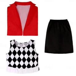 Harley Quinn Joker Clown Halloween Outfits Halloween Group Family Costumes Joker: Folie à Deux Movie / TV Theme Costumes Kid's Boys' Girls' Carnival Party Easy Halloween Costumes Dress Up