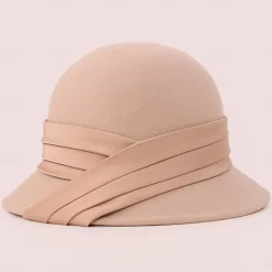 Hats 100% Wool Bowler / Cloche Hat Sun Hat Wedding Tea Party Elegant Wedding With Cap Splicing Headpiece Headwear