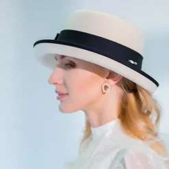 Hats 100% Wool Fedora Hat Casual Tea Party Elegant With Bowknot Headpiece Headwear