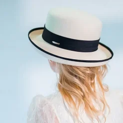 Hats 100% Wool Fedora Hat Casual Tea Party Elegant With Bowknot Headpiece Headwear