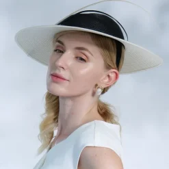 Hats Fiber Bowler / Cloche Hat Sun Hat Wedding Casual Elegant Wedding With Feather Headpiece Headwear