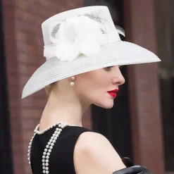 Hats Flax Fiber Bowler / Cloche Hat Bucket Hat Sun Hat Wedding Tea Party Elegant Wedding With Feather Bowknot Headpiece Headwear