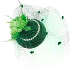 Hats Sinamay Fedora Hat Wedding Evening Party Cocktail Elegant Vintage Cute With Floral Headpiece Headwear