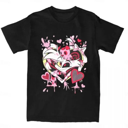Hazbin Hotel Alastor T-shirt Anime Graphic For Men's Adults' Masquerade Hot Stamping Casual Daily
