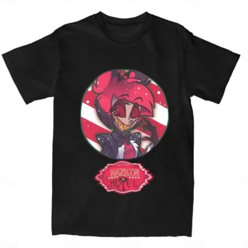 Hazbin Hotel Alastor T-shirt Anime Graphic For Men's Adults' Masquerade Hot Stamping Casual Daily