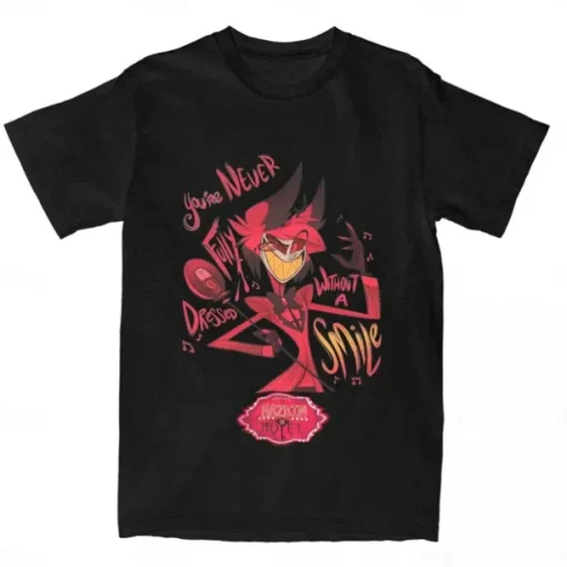 Hazbin Hotel Alastor T-shirt Anime Graphic For Men's Adults' Masquerade Hot Stamping Casual Daily