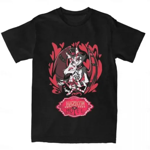 Hazbin Hotel Alastor T-shirt Anime Graphic For Men's Adults' Masquerade Hot Stamping Casual Daily