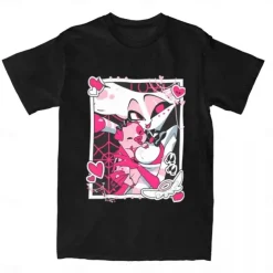 Hazbin Hotel Alastor T-shirt Anime Graphic For Men's Adults' Masquerade Hot Stamping Casual Daily