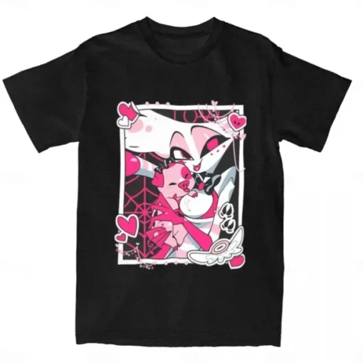 Hazbin Hotel Alastor T-shirt Anime Graphic For Men's Adults' Masquerade Hot Stamping Casual Daily