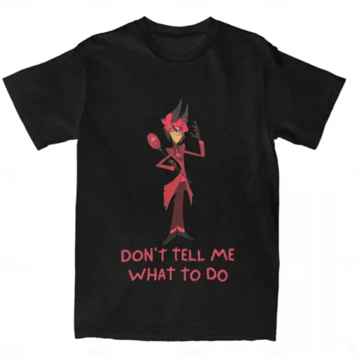 Hazbin Hotel Alastor T-shirt Anime Graphic For Men's Adults' Masquerade Hot Stamping Casual Daily