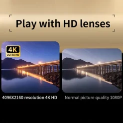 HD Digital Cameras 4K 1080p Easy to Use Rotatable 2.4 Lcd Screen CCD Camera