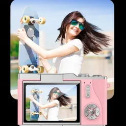 HD Digital Cameras 4K 1080p Easy to Use Rotatable 2.4 Lcd Screen CCD Camera