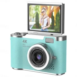 HD Digital Cameras 4K 1080p Easy to Use Rotatable 2.4 Lcd Screen CCD Camera