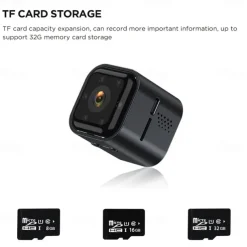 HD night vision mini portable DV camera outdoor riding wide-angle mobile phone wifi camera police law enforcement recorder