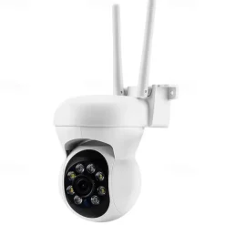 HD 1080P 5G WiFi IP Camera Wireless Speed Dome PTZ CCTV IR Outdoor NetCam Monitoring Auto Tracking Full Color Night Vision Security Camera NetCam