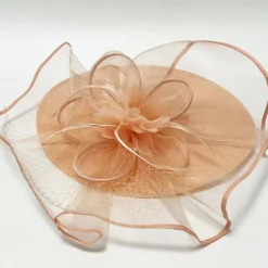 Headdress Sinamay Fedora Hat Wedding Evening Party Tea Party Horse Race Cocktail Vintage Cute With Feather Headpiece Headwear