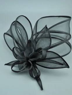 Headdress Tulle Wedding Elegant With Ribbons Headpiece Headwear Fascinators Race Day Dress