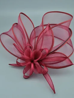 Headdress Tulle Wedding Elegant With Ribbons Headpiece Headwear Fascinators Race Day Dress