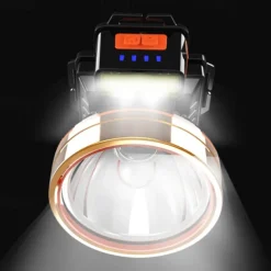 Headlamp Rechargeable LED Headlights USB for Adult Waterproof Torch Headlamp Flashlights for Outdoor Garden Mining Camping