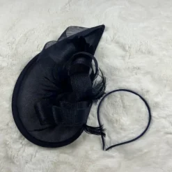 Headpiece Faux Linen Wedding Evening Party Elegant Wedding With Pure Color Headpiece Headwear