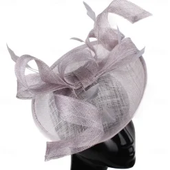 Headpiece Feathers Sinamay Wedding Evening Party Elegant Wedding With Feather Headpiece Headwear