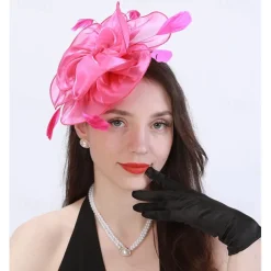 Headpiece Feathers Wedding Evening Party Elegant Wedding With Feather Headpiece Headwear