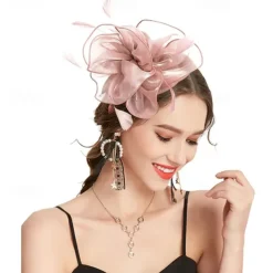 Headpiece Feathers Wedding Evening Party Elegant Wedding With Feather Headpiece Headwear