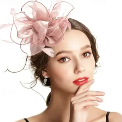 Headpiece Feathers Wedding Evening Party Elegant Wedding With Feather Headpiece Headwear