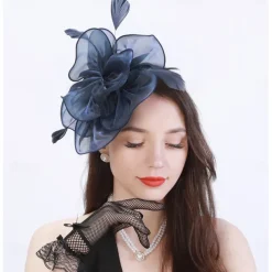 Headpiece Feathers Wedding Evening Party Elegant Wedding With Feather Headpiece Headwear