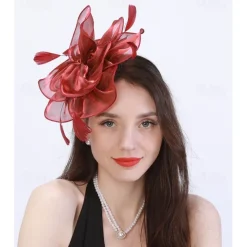 Headpiece Feathers Wedding Evening Party Elegant Wedding With Feather Headpiece Headwear
