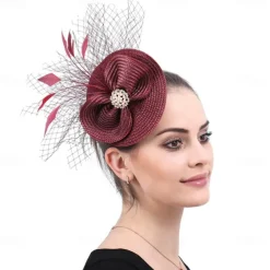 Headpiece Feathers Wedding Evening Party Elegant Wedding With Feather Headpiece Headwear