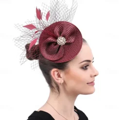 Headpiece Feathers Wedding Evening Party Elegant Wedding With Feather Headpiece Headwear