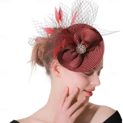 Headpiece Feathers Wedding Evening Party Elegant Wedding With Feather Headpiece Headwear