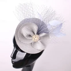 Headpiece Feathers Wedding Evening Party Elegant Wedding With Feather Headpiece Headwear