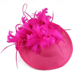 Headpiece Sinamay Wedding Evening Party Elegant Wedding With Feather Headpiece Headwear