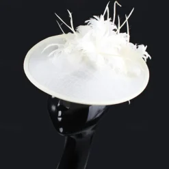 Headpiece Sinamay Wedding Evening Party Elegant Wedding With Feather Headpiece Headwear