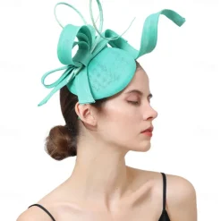 Headpiece Sinamay Wedding Evening Party Elegant Wedding With Flower Headpiece Headwear