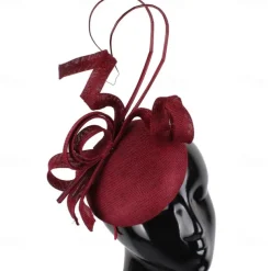 Headpiece Sinamay Wedding Evening Party Elegant Wedding With Flower Headpiece Headwear